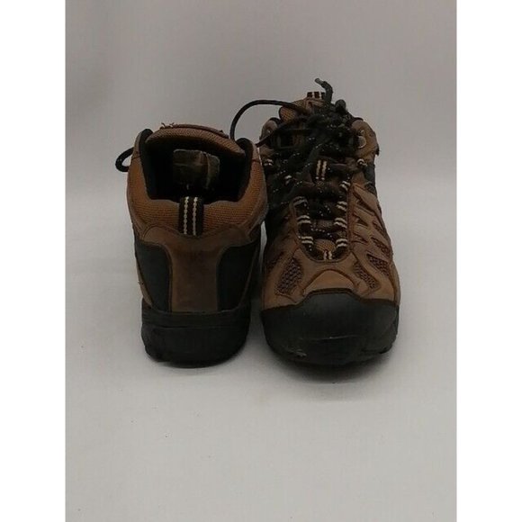 Carolina 4x4 Mens Hiking Boots Brown Leather‎ Waterproof Mid Top Athletic Shoe 6 main image 4